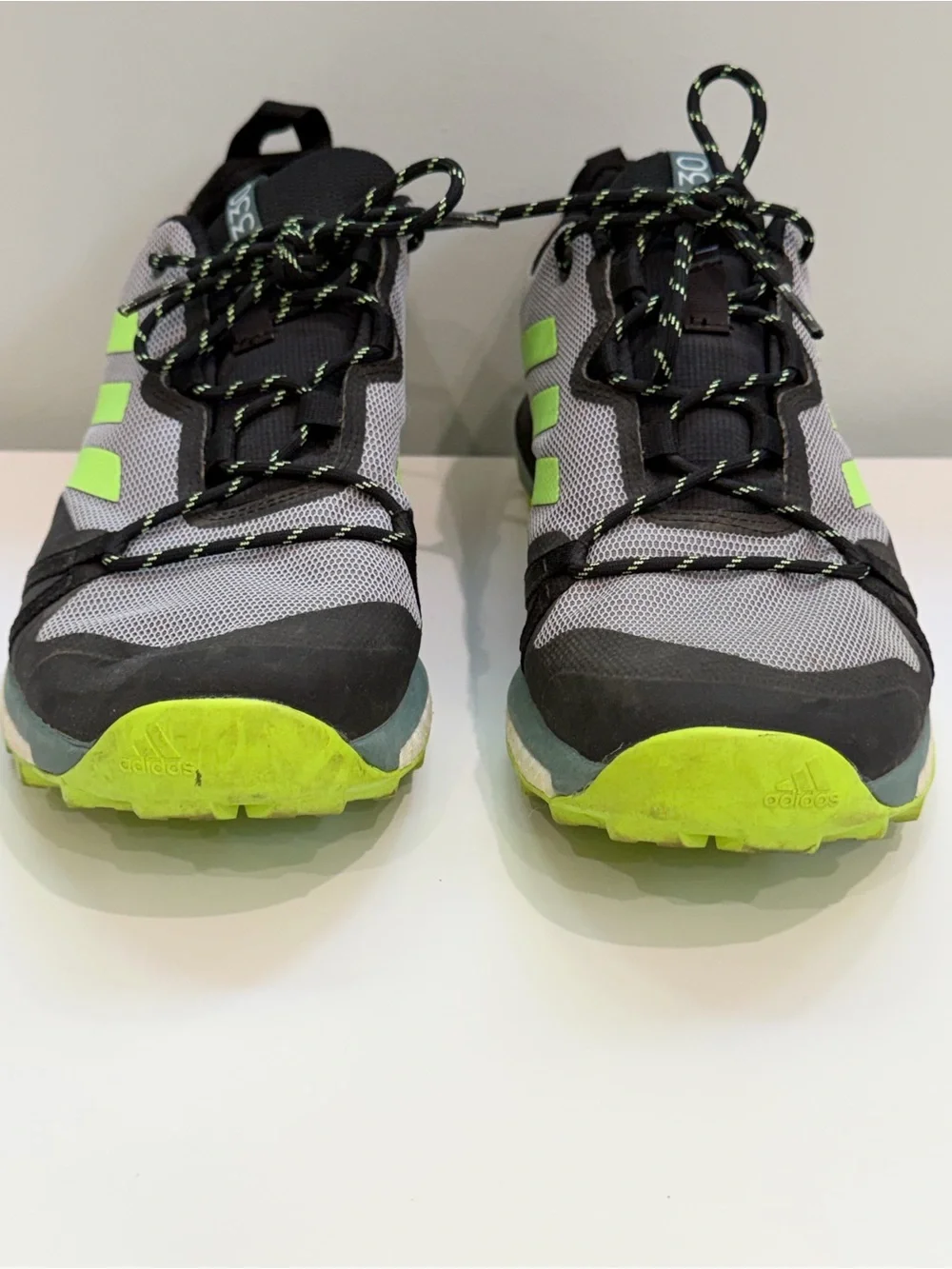 Adidas Terrex Two Ultra Boost Gray Mens 10 Trail Running Shoes Hiking Outdoor